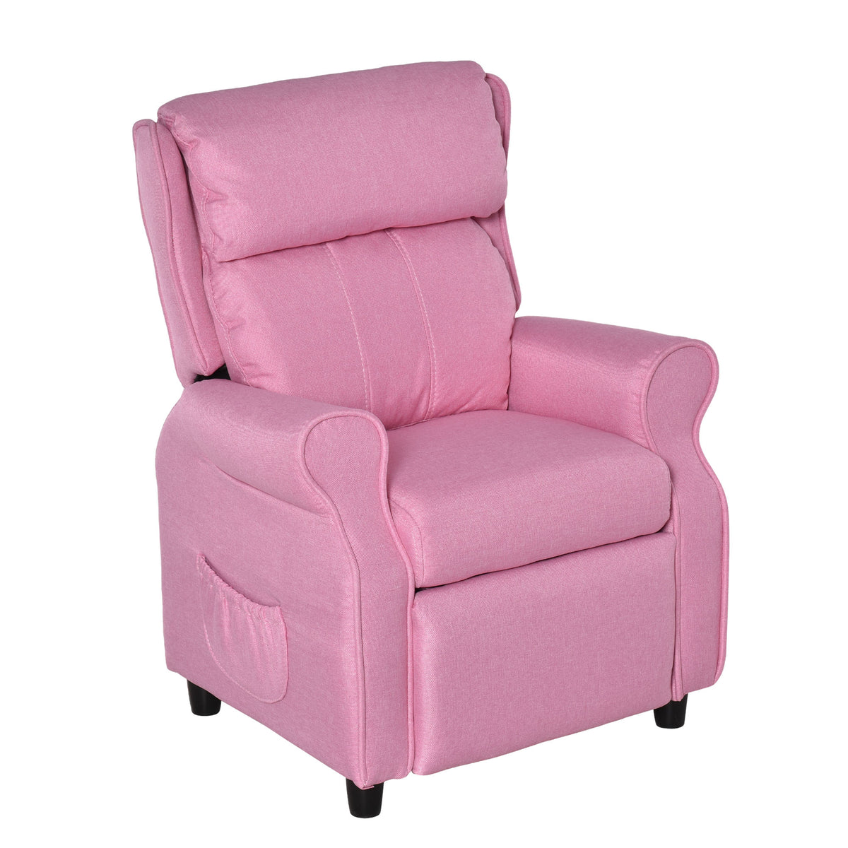 Kinderbank kinderfauteuil met voetensteun armleuning verstelbare rugleuning relaxfauteuil kinderbankje stoel
