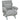 Slaapfauteuil, gestoffeerde fauteuil, ombouwbaar tot logeerbed, ergonomisch, lichtgrijs