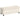 Opbergbank, zitbank met opbergruimte, corduroy design, stalen frame, beige