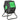 Compostbak, 65 liter compostvat, draaibaar, compact, 24 ventilatiegaten, staal, kunststof, groen+zwart