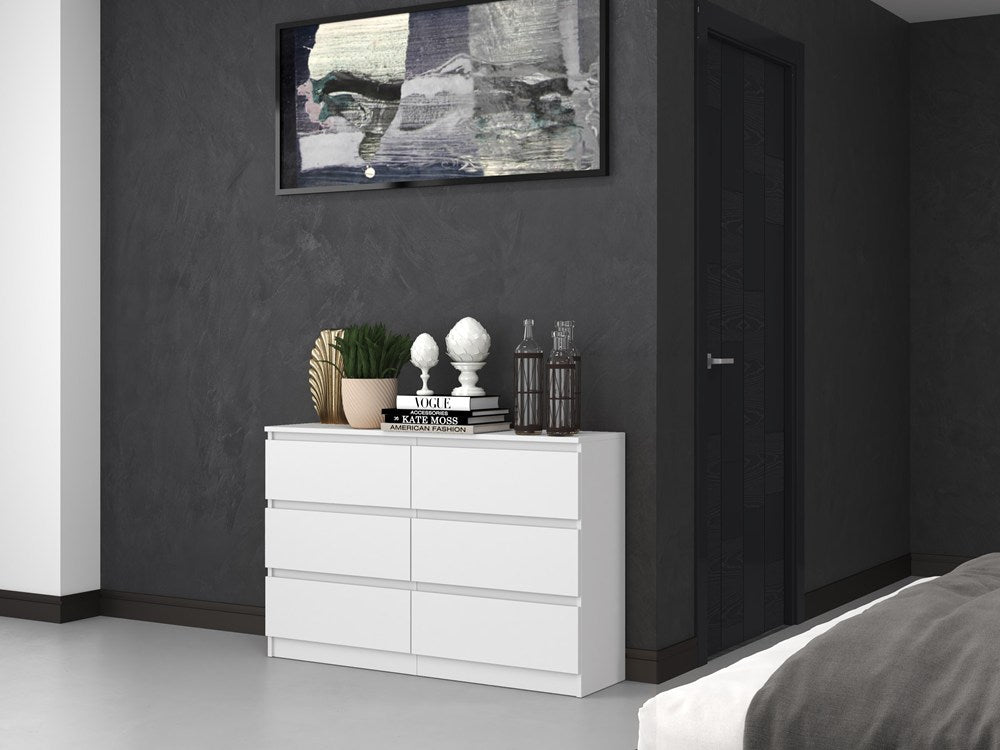 Kommode Malwa M6/120 WEISS – Produktabbildung 7