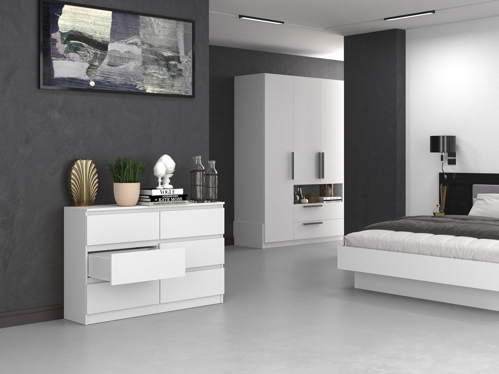 Kommode Malwa M6/120 WEISS – Produktabbildung 8