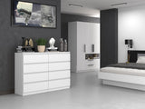 Kommode Malwa M8/140 WEISS – Produktabbildung 4