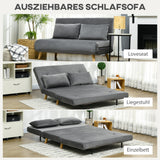Slaapbank relaxbank bank, incl. 2 kussens, fluweeloptiek, 130 x 78 x 79 cm, grijs (4)