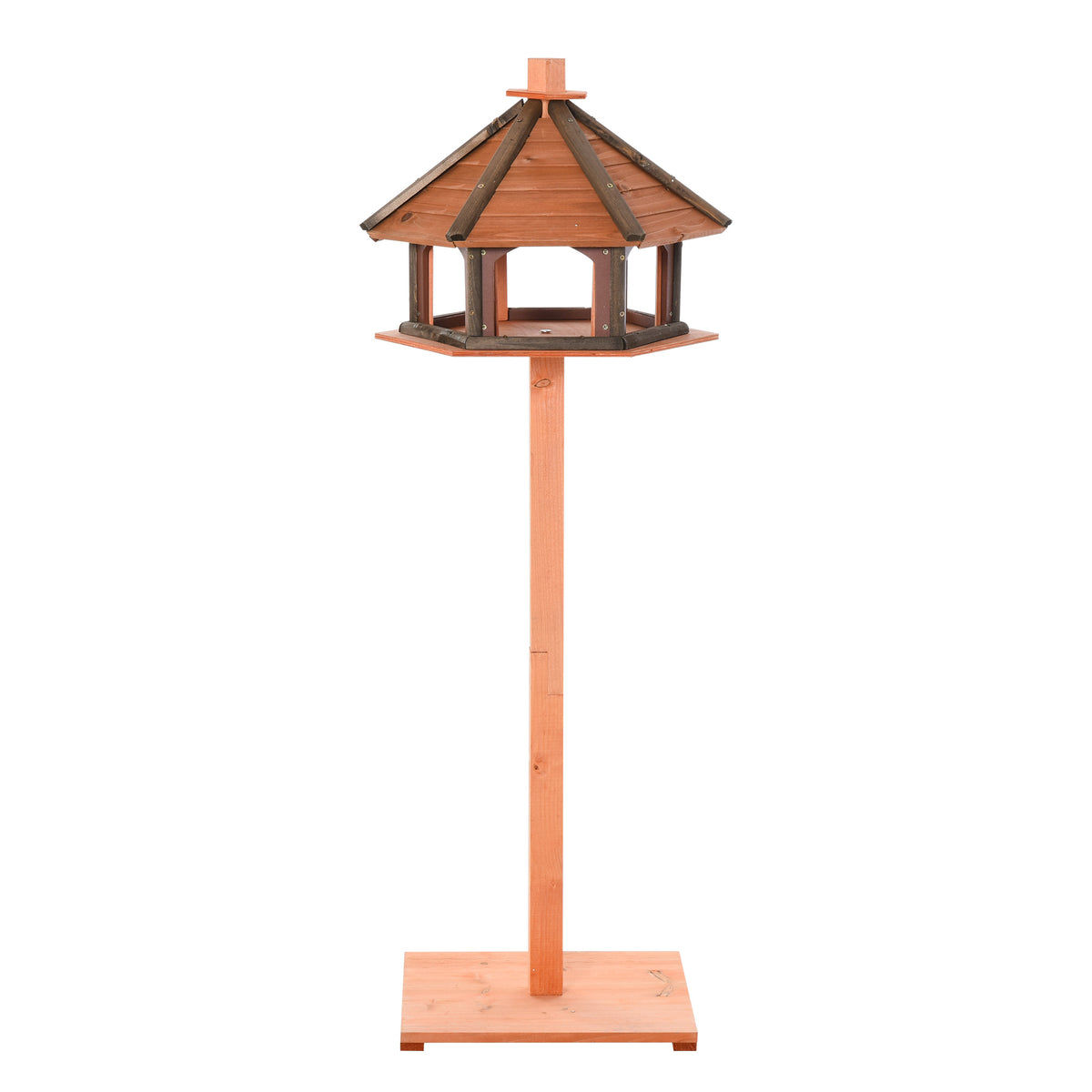 Vogelhuis met standaard weerbestendige voederhuis voor vogels met weerbestendig dak houten voederhuis voor wilde
