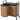 Bamboe wasmand 2 vakken 120 L wassorteerder met plank, wasbox waszak, verrijdbaar 73x33x78 cm, bruin