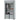 Kledingkast stoffen kast 1 kledingroede, 2 lades, 83 x 42,5 x 162,5 cm, grijs