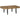 Salontafel in industrieel design 105 cm x 60 cm x 42 cm zwart + bruin