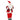zingende kerstman, 120 cm, levensgroot, geanimeerd, met draaibare kop en beweegbare armen