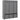 Stoffenkast van vlies, vouwkast, incl. 3 lades, 125 cm x 43 cm x 162,5 cm, grijs