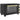 Mini-oven, oven met broodroosterfunctie, timer, grillrooster, bakplaat, glazen venster, metaal, zwart