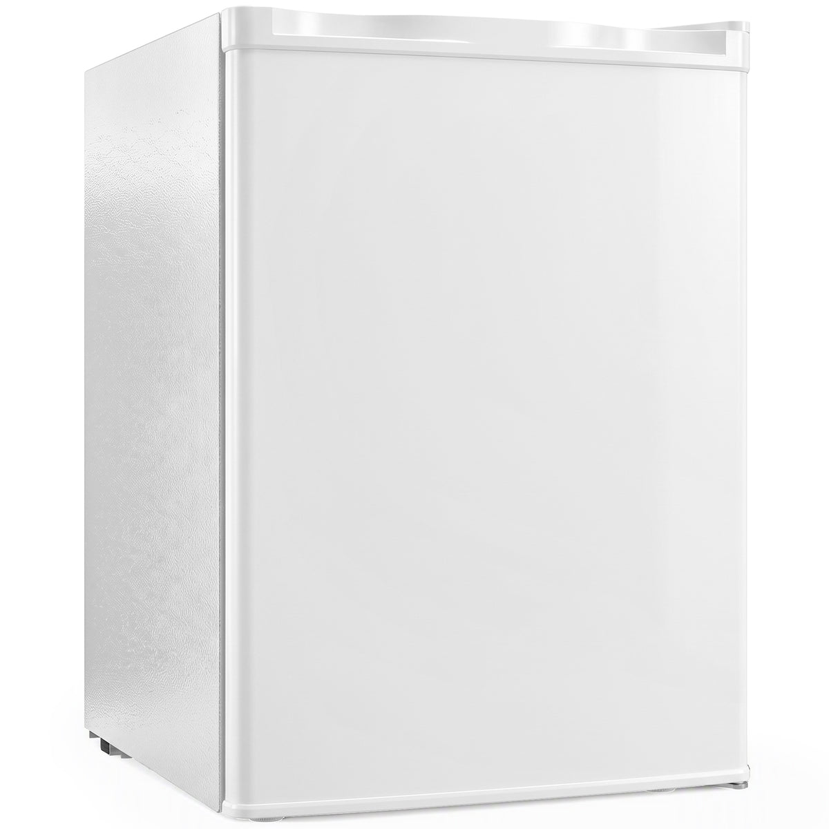 Minikoelkast met vriesvak, instelbare thermostaat, kleine koelkast, één deur, 72,5 l, wit