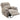 Relaxfauteuil TV-fauteuil 360° draaibare massagestoel met warmte, massage, chenille-look, beige