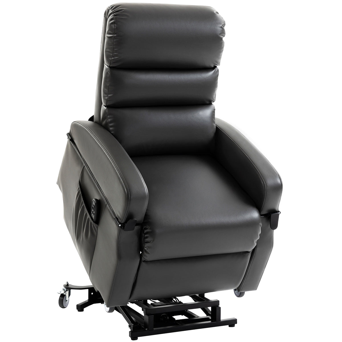 Televisiefauteuil met sta-opfunctie Elektrische relaxfauteuil met afstandsbediening, voetensteun, ligfunctie
