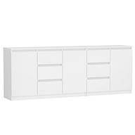 Kommode COSTA 1D3S/2D3S WEISS