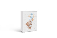 Emily white chest of drawers - Sweet Bear