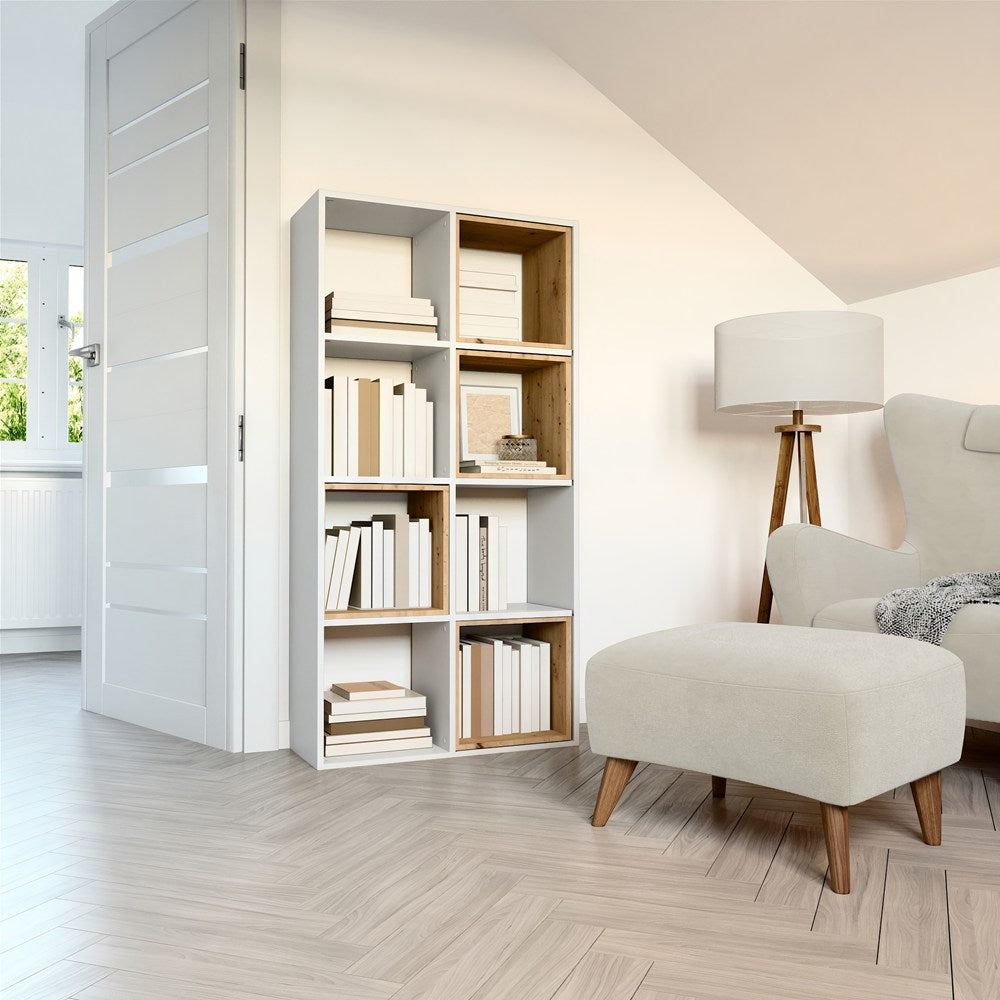 Regal Malax 2X4 WEISS – Produktabbildung 2