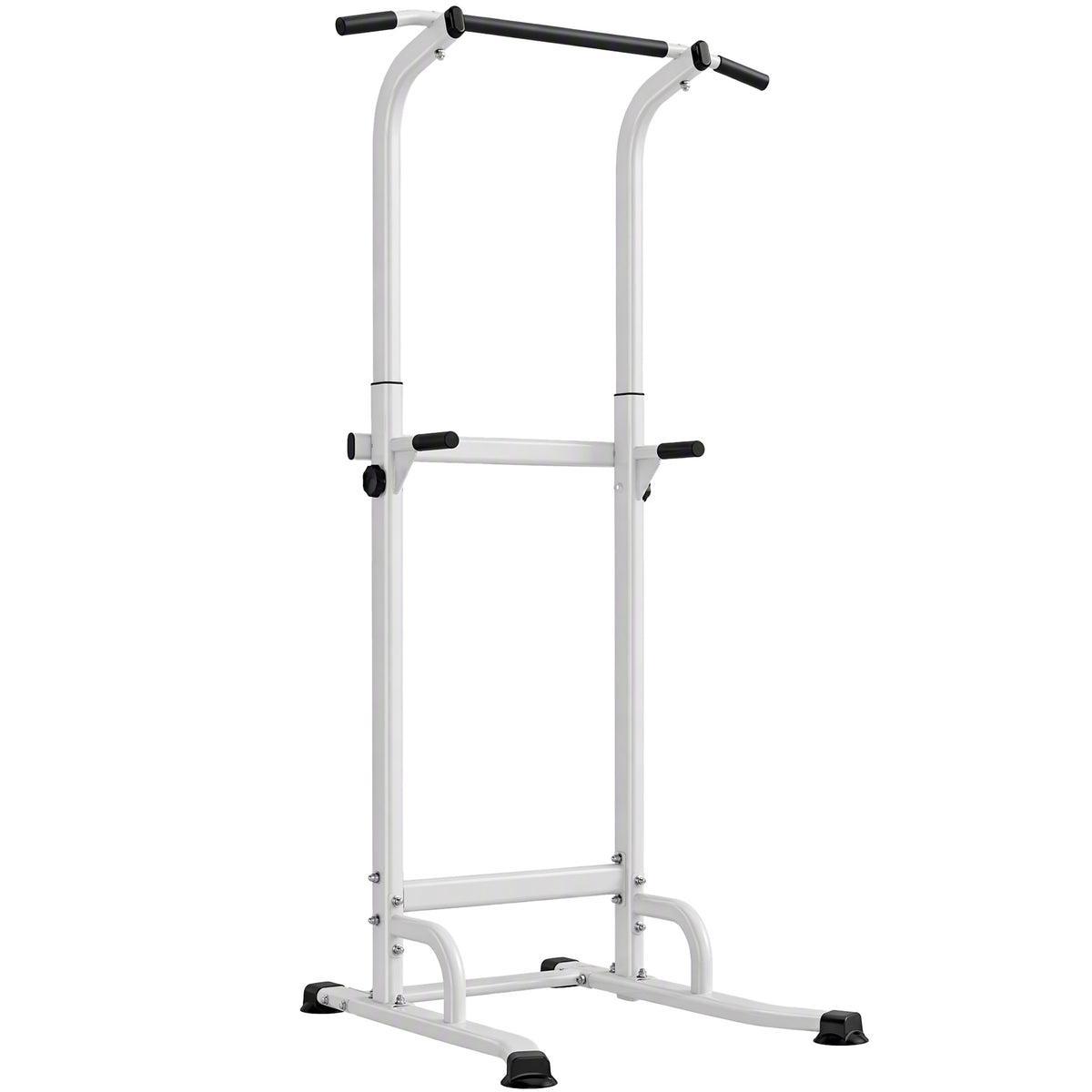 Power Tower in hoogte verstelbaar 176,5-227 cm, multifunctionele dip-station met stalen frame, 120 kg