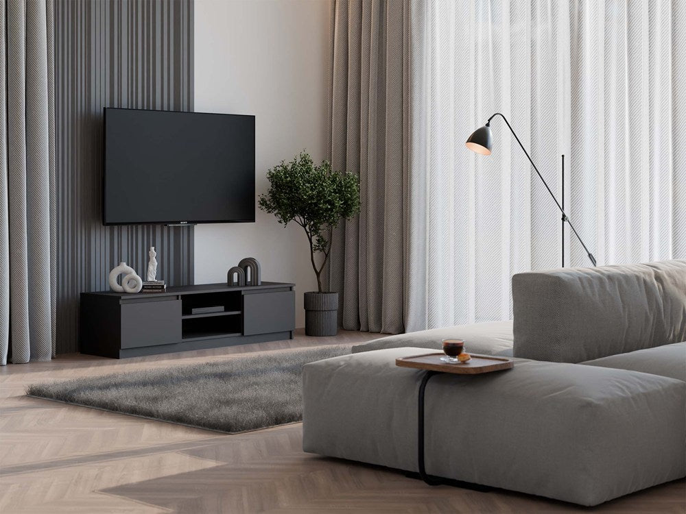 TV-Schrank Malwa 140 SCHWARZ – Produktabbildung 3