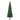 Kunstkerstboom, slank, dennenappels, vlamvertragend, 54 x 195 cm, groen