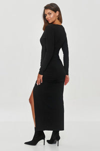  Abendkleid model 202968 Makadamia 