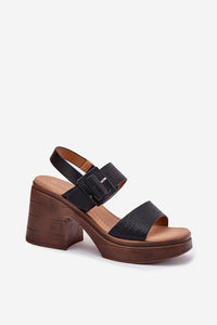  Sandalen mit Absatz model 213164 Step in style 