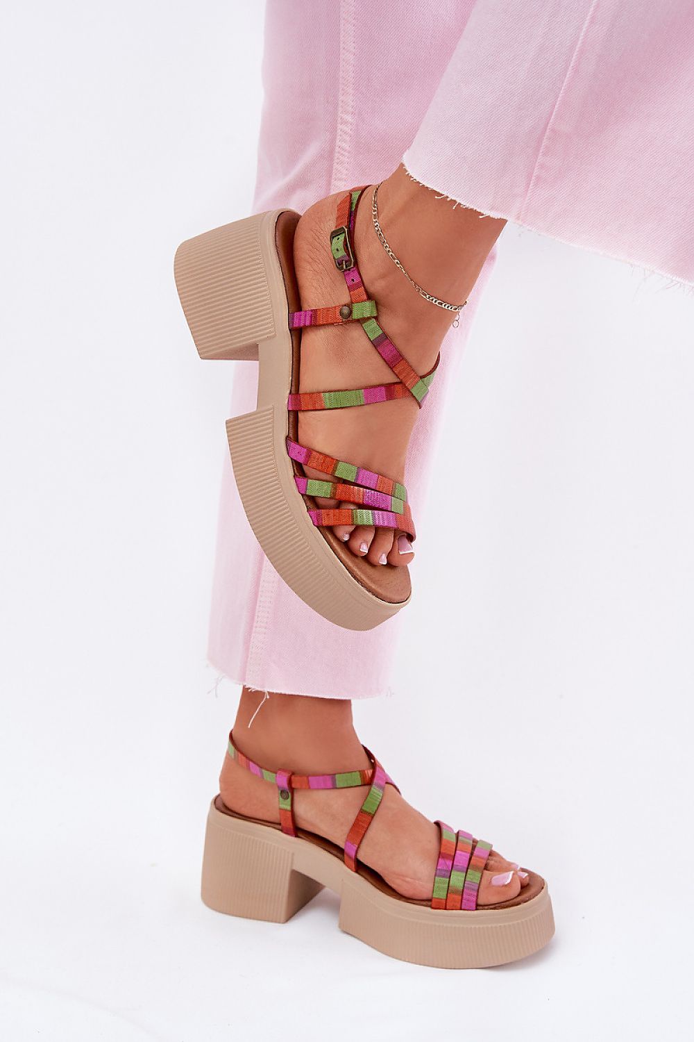  Sandalen mit Absatz model 215023 Step in style 