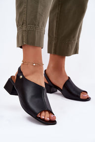 Sandalen mit Absatz model 215343 Step in style 