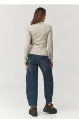  Rollkragenpullover model 219740 Makadamia 