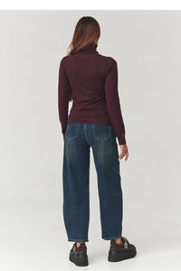  Rollkragenpullover model 219744 Makadamia 