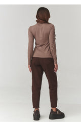  Bluse model 220804 Makadamia 