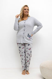  Übergrößen-Pyjama model 221199 Forever Pink 