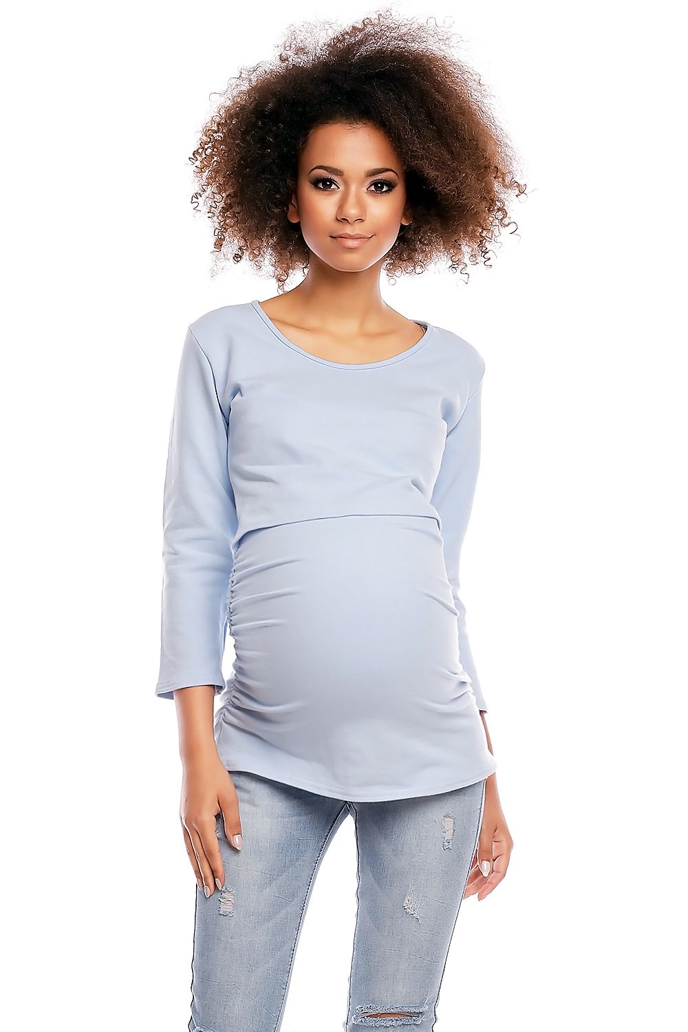 Zwangerschapsblouse model 84450 PeeKaBoo