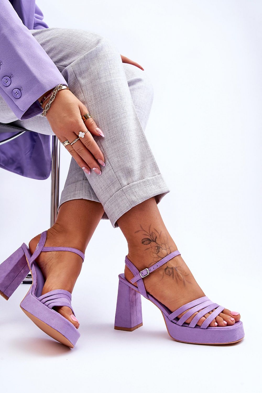 Sandalen mit Absatz model 179119 Step in style 