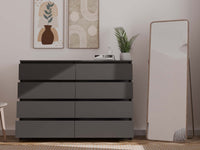 Kommode Malwa M8/140 SCHWARZ – Produktabbildung 6