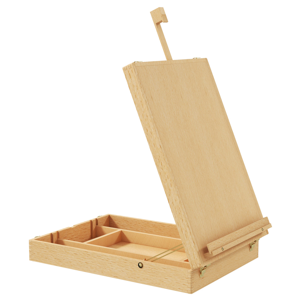 Tafel-ezel tafel-ezelkoffer, beukenhout, inklapbaar, 27cm x 41,5cm x 74,5cm, natuur
