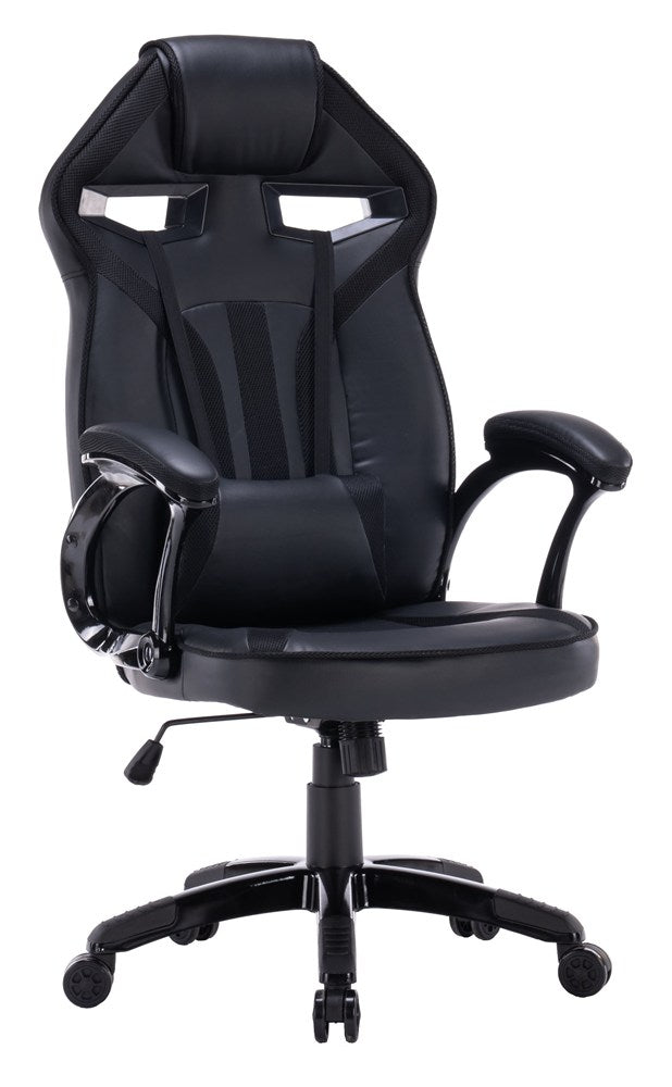Set ECKSCHREIBTISCH DANY ANTHRAZIT / EICHE ARTISAN + Sessel DRIFT SCHWARZ – Produktabbildung 5