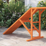 Agility hondenhelling, parcours, antislip, weerbestendig, hout, 335 x 55 x 60 cm, oranje (8)