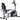 Hometrainer met 8 weerstandsniveaus 122-137 x 62 x 103cm Staal Grijs+Zwart+Zilver