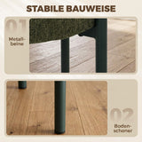 Eetkamerkrukken set van 4 stapelbare krukken met stalen poten, linnenlook voor eetkamer, woonkamer, keuken (7)