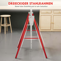 2 x schraag, steunbok, staal, rood (5)