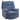 Massagestoel met warmte- & ligfunctie, draaibaar, tot 150 kg, metalen frame, 98x90x98cm, blauw
