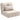 Vloerstoel opvouwbaar matras slaapmat, 2-in-1-design, afneembaar kussen, 60 x 80 x 56 cm, beige