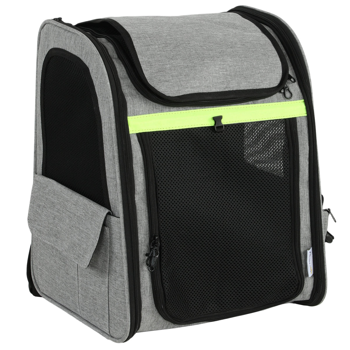 Hondenbox uitbreidbaar transportbox hond met 5 vakken reflecterende streep voor honden tot 10 kg 33,5x28x42cm