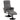 Relaxfauteuil met voetenbank, verstelbare rugleuning, 69 cm x 71 cm x 104 cm, donkergrijs + zwart