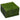 Kunstgras, natuurgetrouw, drainagesysteem, 6,5 k vezels/m², 25 mm hoog, 10-delige set van 30x30 cm, groen