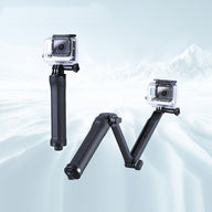 Einbeinstativ-Stativ für GoPro-Sportkamera – schwarz