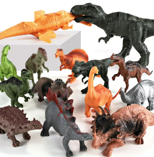Ein Set mit 44 Dinosaurierfiguren und einer praktischen Box – Produktabbildung 2