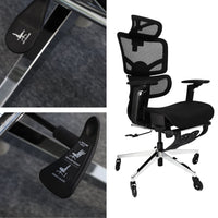 Ergonomischer, verstellbarer Bürostuhl aus Mesh – Schwarz – Produktabbildung 4