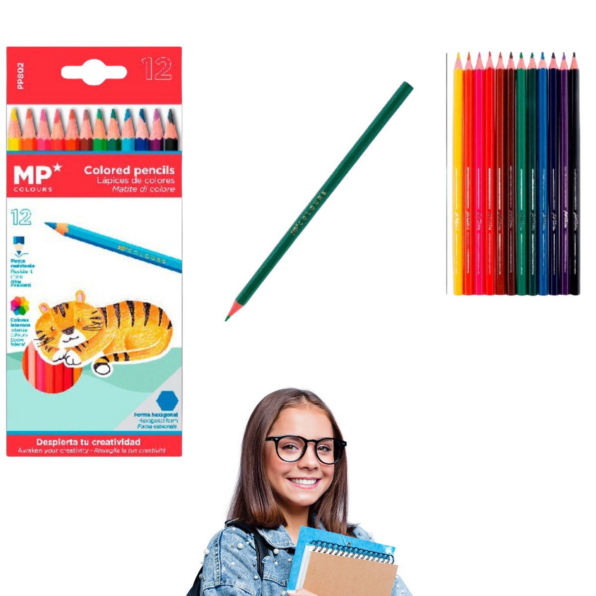 Buntstifte MP – 12 Stück – Produktabbildung 2
